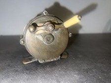 Antique moulinet pêche au toc vintage poignée cylindre eau douce mer perche