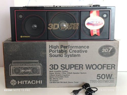 Boombox ghettoblaster hitachi - ghettoblaster,