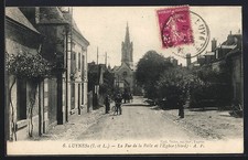 CPA Luynes, La Rue de la Poêle et l´Église Nord 