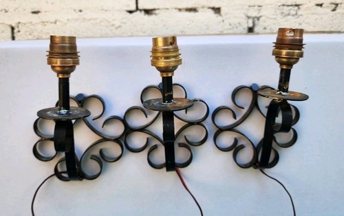 Lot appliques murales en - de,