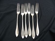 lot de 6 fourchettes dessert argent massif