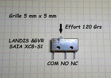 Micro switch / Micro rupteur  XC8-S1  LANDIS & GVR SAIA Effort 120 Grs