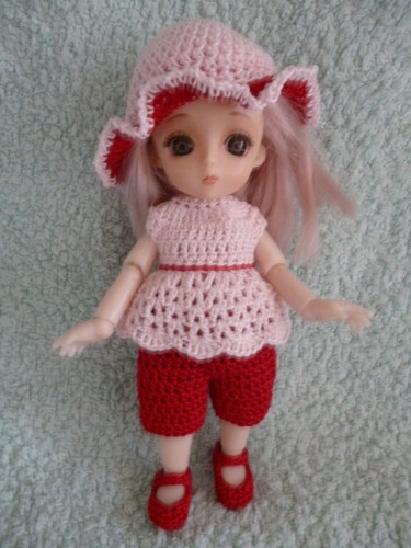 Hand crochet set for - , a