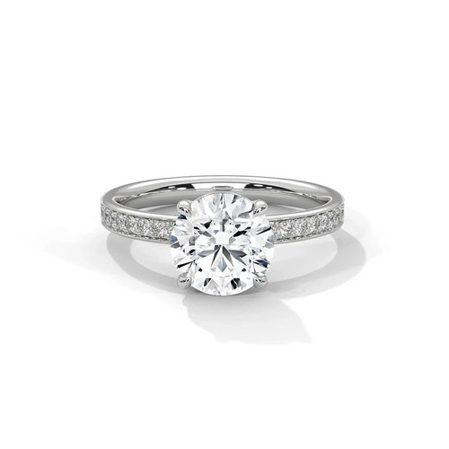 Vrai diamant rond - vrai,