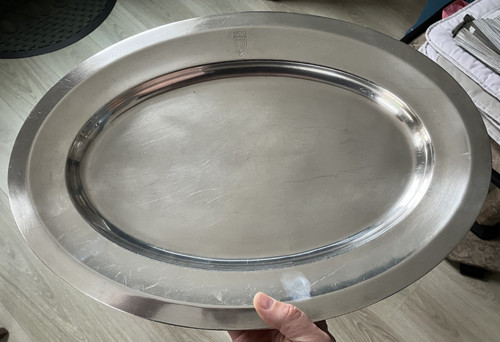 Ancien plat ovale - ovale, service