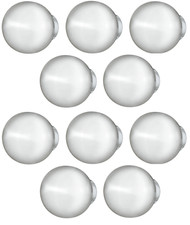 10X Bouton De Meuble Rond Pour Tiroirs En Chrome Poli Bouton De Meuble En Boule