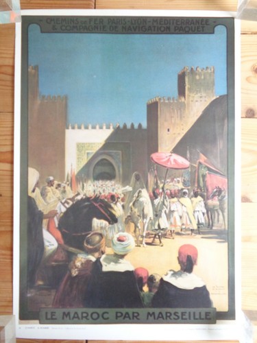 Affiche chemins fer plm - chemins, de