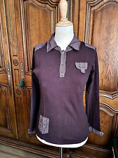 ?En très bon état beau tee-shirt mauve avec empiècements marque Voodoo?