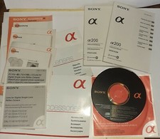  Ensemble MANUEL-CD-CATALOGUE pour SONY a200