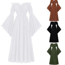 Robe femme vintage médiévale Renaissance pour cosplay et fêtes déguisées