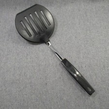 Black Nylon Slotted Spatula