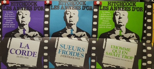 Hitchcock lot affiches 40x60 - hitchcock,