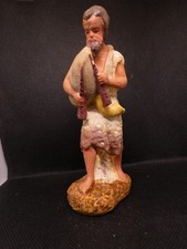 santon DEVINEAU, le berger au biniou, hauteur 14 cm, taille 5