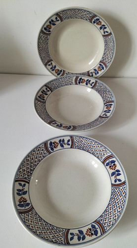 Trio assiettes creuses - trio, d’assiettes
