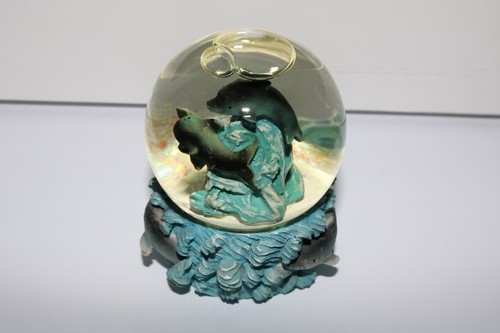 Boule neige dauphins - neige,