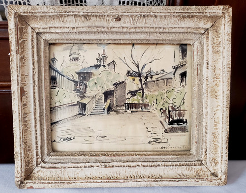 Peinture aquarelle signée - aquarelle, ch