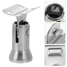 Support de poteau de rampe d'escalier élégant et stable en acier inoxydable 30