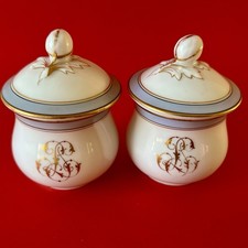 2 petit pots à crème anciens