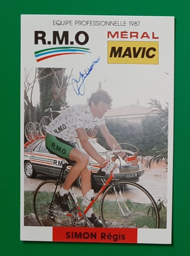 Cyclisme carte cycliste simon - carte,