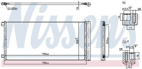 940948 nissens condenser air - condenser,,
