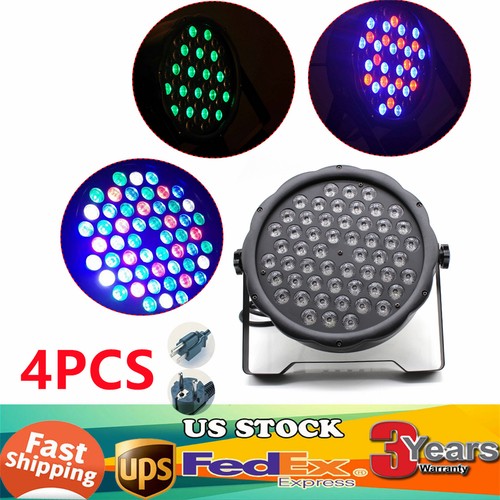 4pcs slim par64 rgbw - 4pcs,