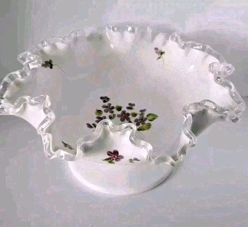 Fenton silver crest violets - fenton, in