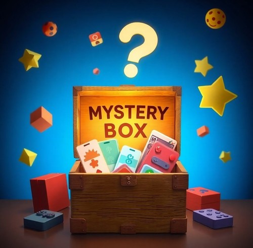 Box mystère jeux video - video, retro