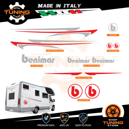 Autocollants camper kit - autocollants,