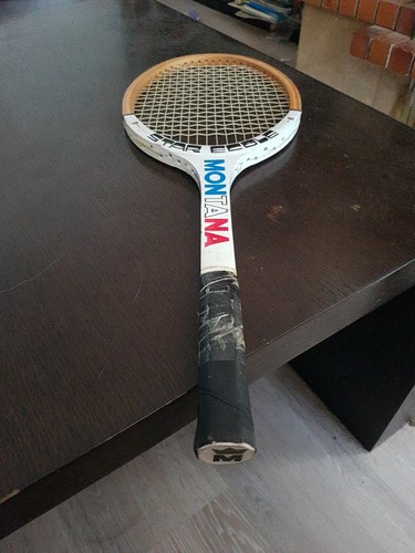 Ancienne raquette tennis - raquette, de