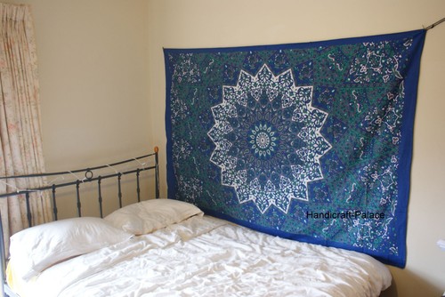 Tenture murale coton boho - tenture,