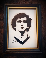 Spray Art - Papier photo sous cadre : Platini