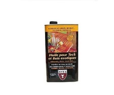EN STOCK Huile pour teck et bois exotiques entretien décor protège 0.5L AVEL