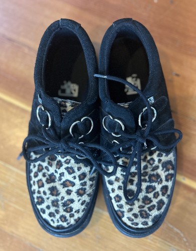Tuk black suede leopard - suede,