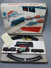 AL952 COFFRET HO BAMBINO TRAIN ELECTRIQUE PEUGEOT 203 BON ETAT
