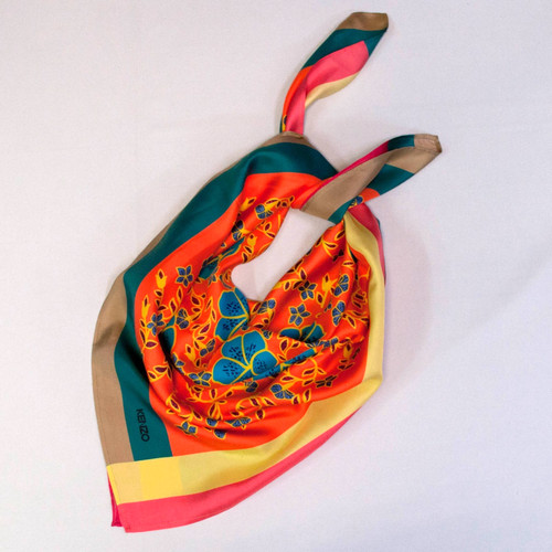 Foulard carré sergé de - foulard,