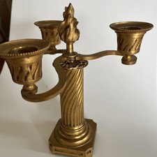 Bougeoir Chandelier Bronze