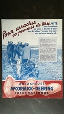 prospectus tracteur outil Mc Cormick Deering international