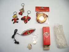 " LOT PORTE CLEF LES INDESTRUCTIBLES DISNEY PIXAR INCREDIBLES + SCANNER RADIO