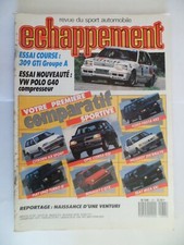 ECHAPPEMENT N°237 07/1988 309 GTI VW POLO G40 AX SPORT FIESTA XR2 205 RALLYE R5 