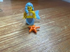 LEGO série 9 Sirène blonde queue bleue minifigurine minifigure 71000 année 2013