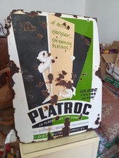 ancienne plaque émaillée publicitaire