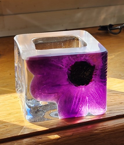 Daum vase cube - vase,