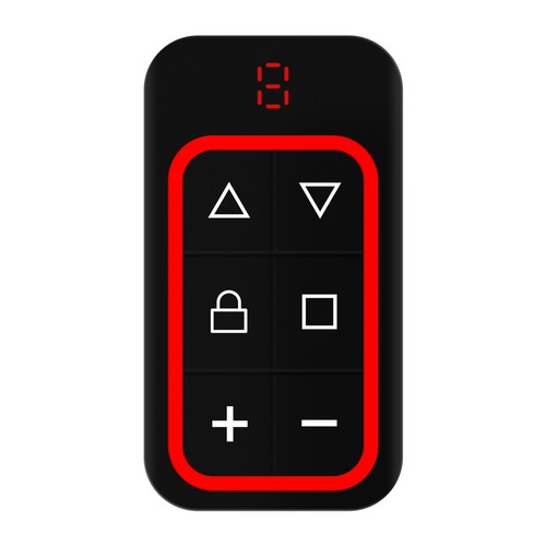 Télécommande porte de - de,