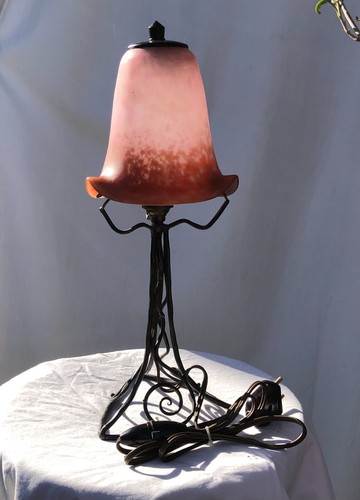 Lampe art nouveau pâte - pâte, de