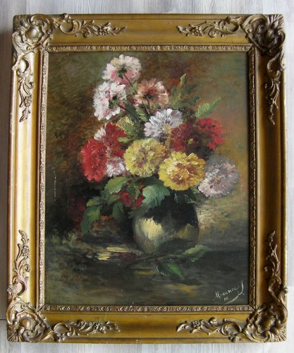 Ancien tableau huile sur toile