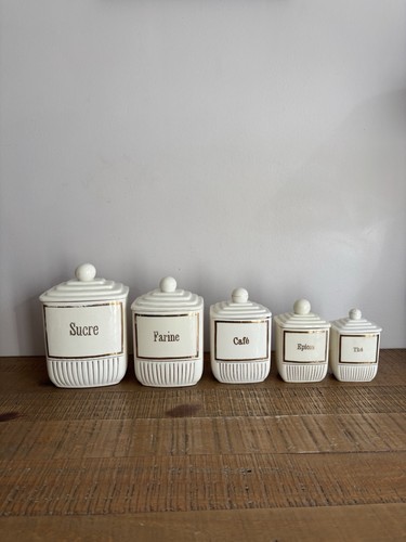 Série pots épices en - de,