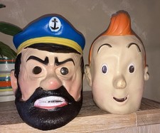 Rare Paire Tintin CAPITAINE