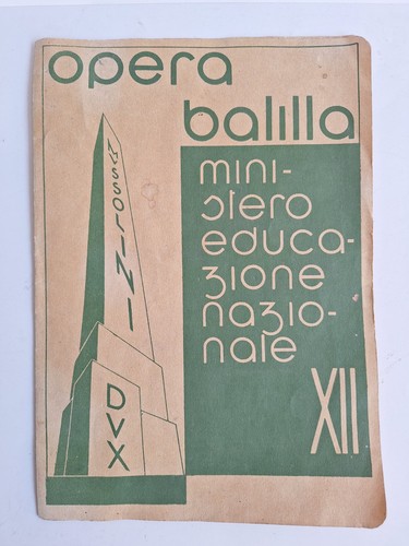 Militaria ww2 pagelle balilla - ww2,