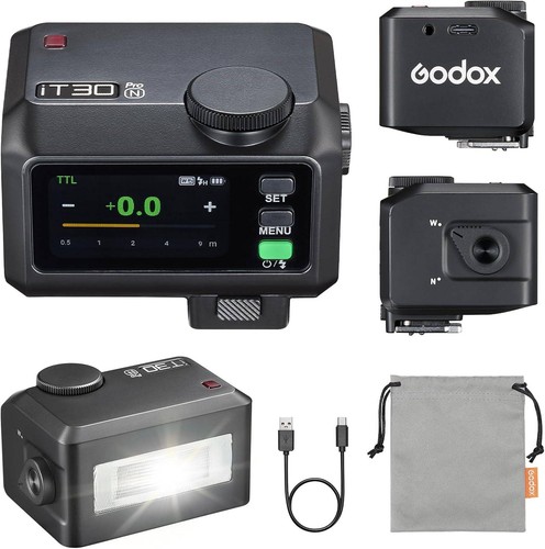 Godox it30pro ttl mini flash - godox,