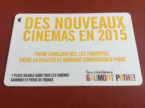 Telecarte carte cinema - telecarte,